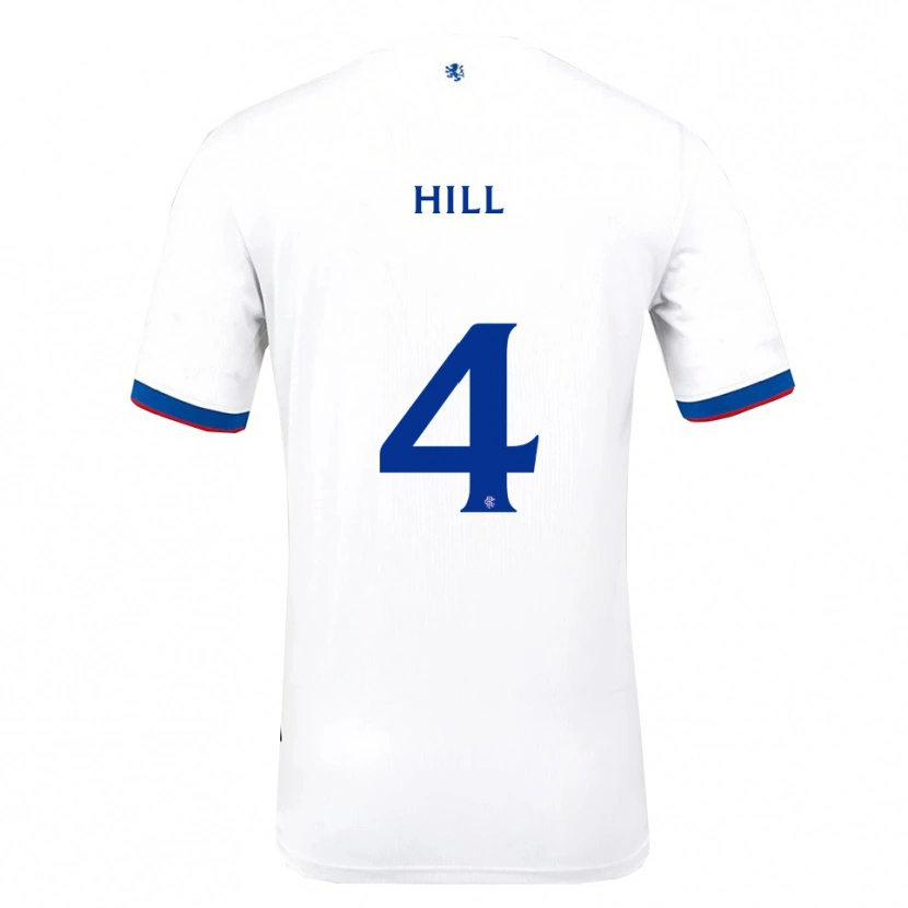 Danxen Homem Camisola Kathryn Hill #4 Branco Vermelho Azul Alternativa 2025/26 Camisa Brasil