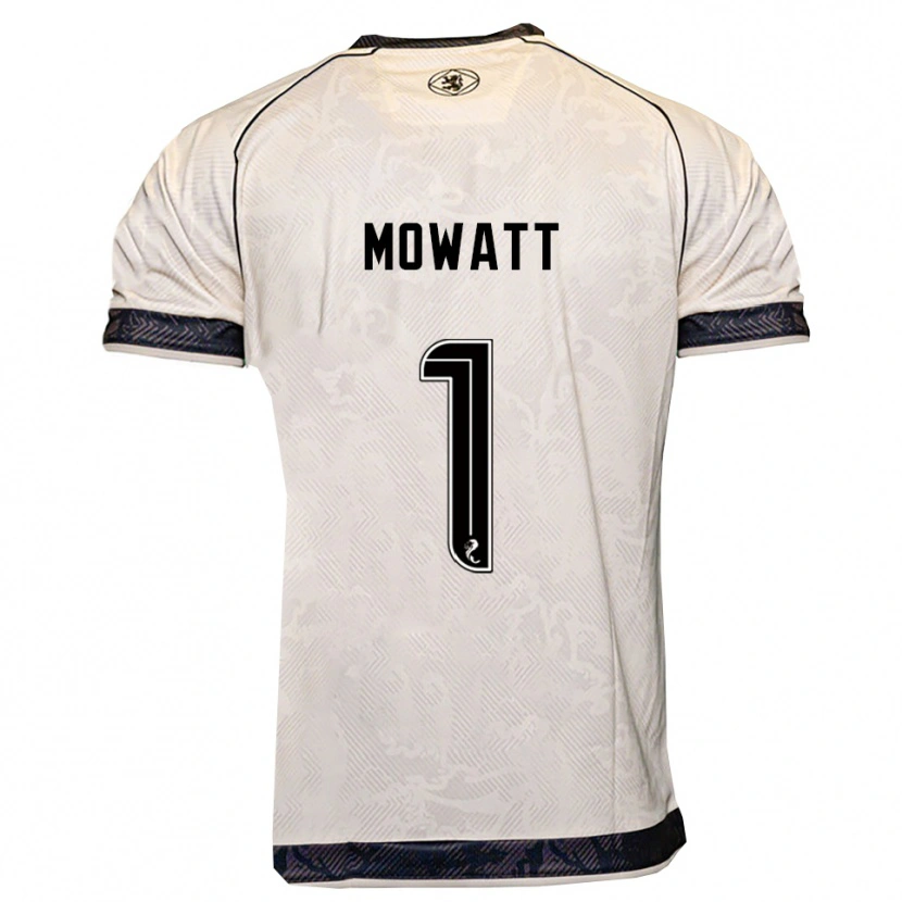 Danxen Homem Camisola Beth Mowatt #1 Branco Preto Alternativa 2025/26 Camisa Brasil