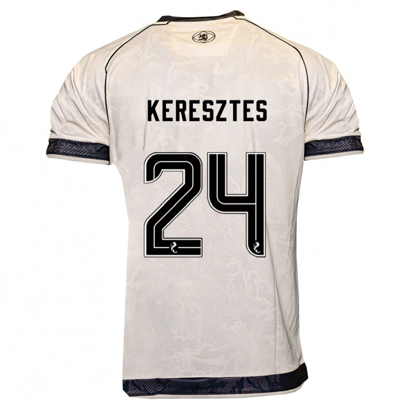 Danxen Homem Camisola Krisztián Keresztes #24 Branco Preto Alternativa 2025/26 Camisa Brasil