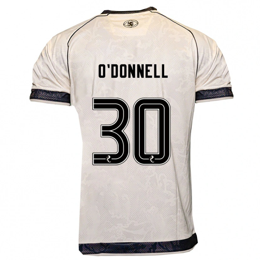 Danxen Homem Camisola Lewis O'donnell #30 Branco Preto Alternativa 2025/26 Camisa Brasil