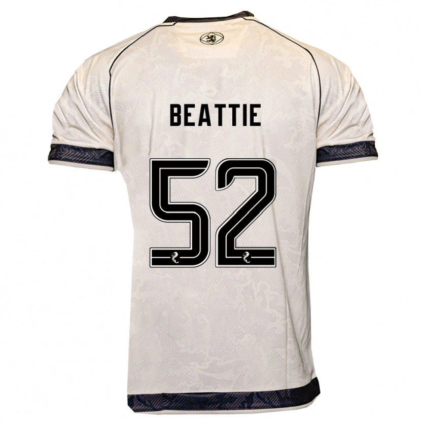 Danxen Homem Camisola Calvin Beattie #52 Branco Preto Alternativa 2025/26 Camisa Brasil