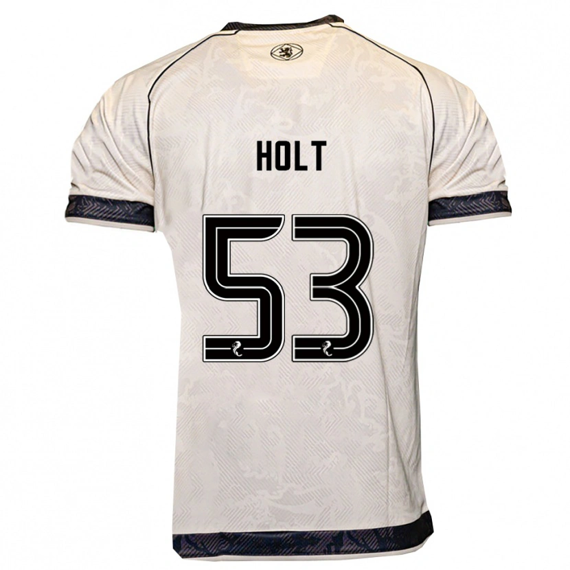 Danxen Homem Camisola Josh Holt #53 Branco Preto Alternativa 2025/26 Camisa Brasil