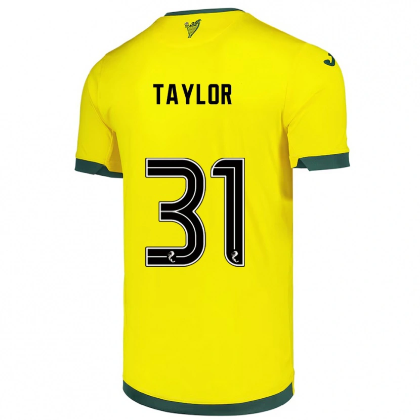 Danxen Homem Camisola Linzi Taylor #31 Amarelo Verde Alternativa 2025/26 Camisa Brasil