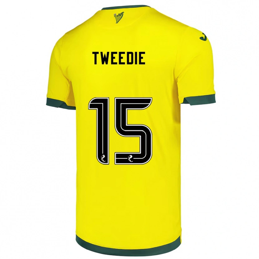 Danxen Homem Camisola Lia Tweedie #15 Amarelo Verde Alternativa 2025/26 Camisa Brasil