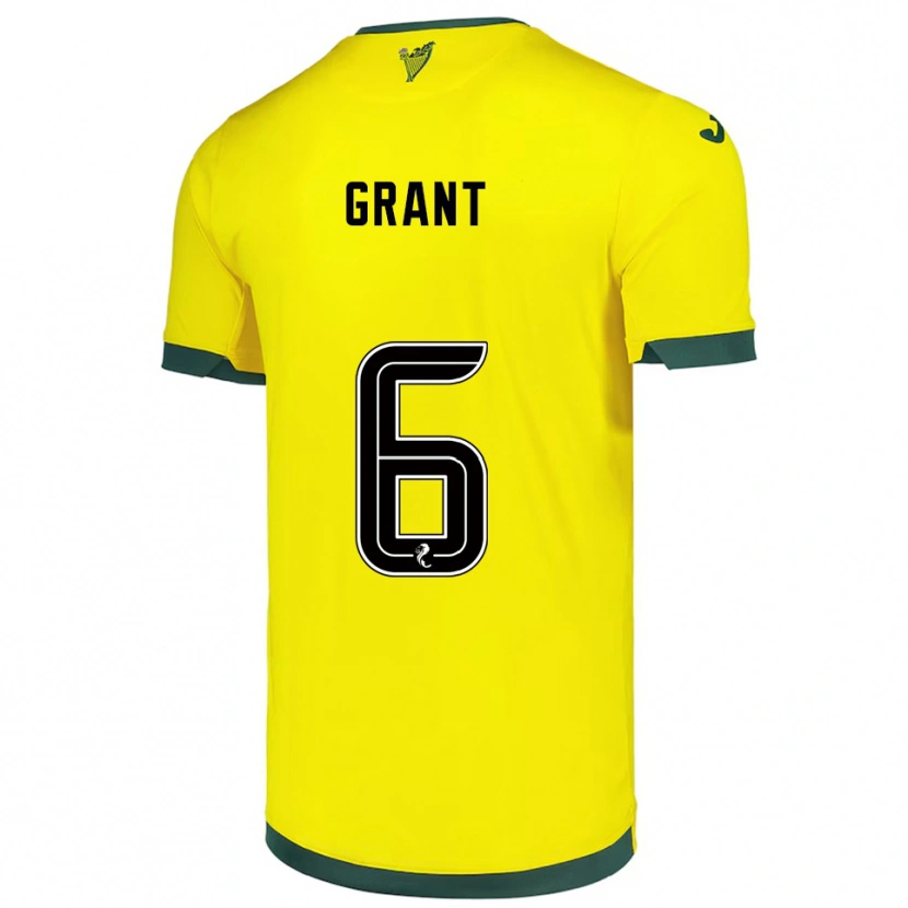 Danxen Homem Camisola Ciara Grant #6 Amarelo Verde Alternativa 2025/26 Camisa Brasil