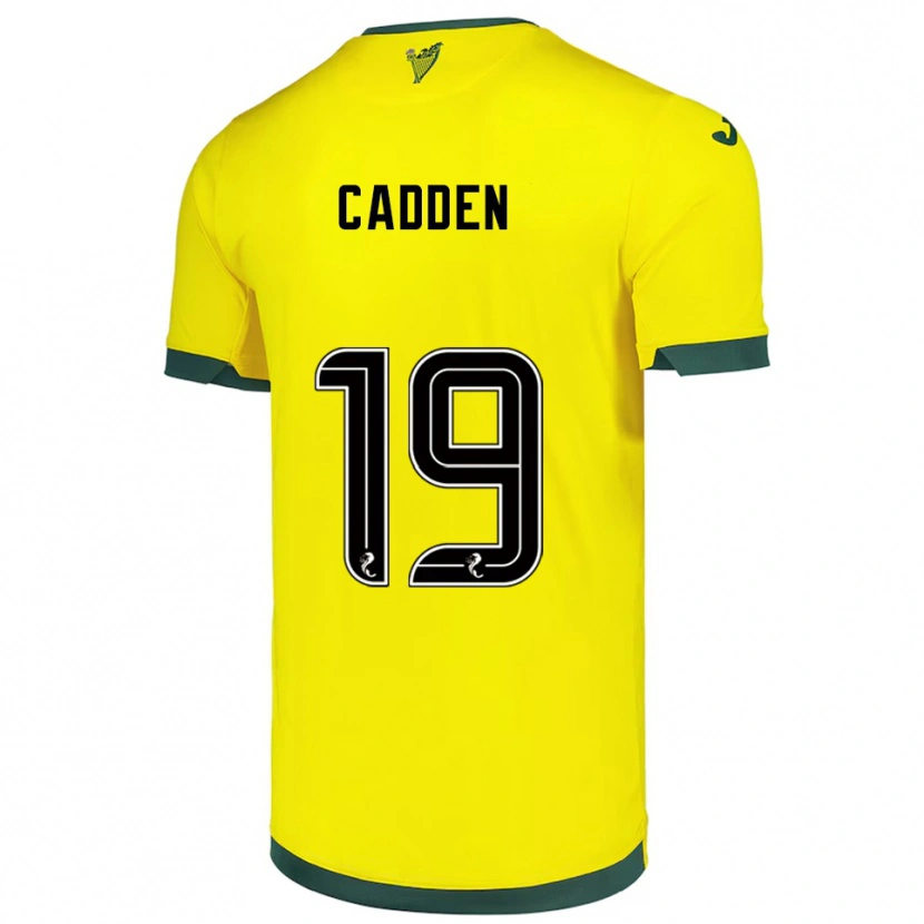 Danxen Homem Camisola Nicky Cadden #19 Amarelo Verde Alternativa 2025/26 Camisa Brasil