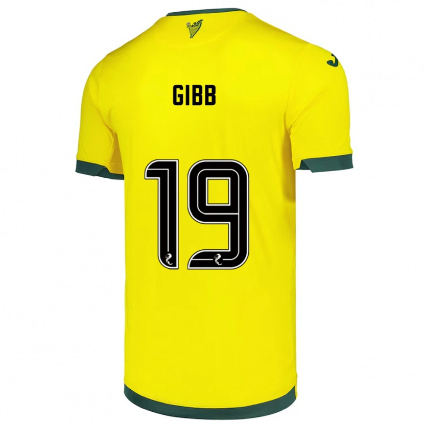 Danxen Homem Camisola Caley Gibb #19 Amarelo Verde Alternativa 2025/26 Camisa Brasil