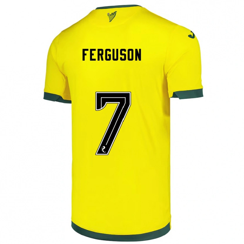 Danxen Homem Camisola Abbie Ferguson #7 Amarelo Verde Alternativa 2025/26 Camisa Brasil