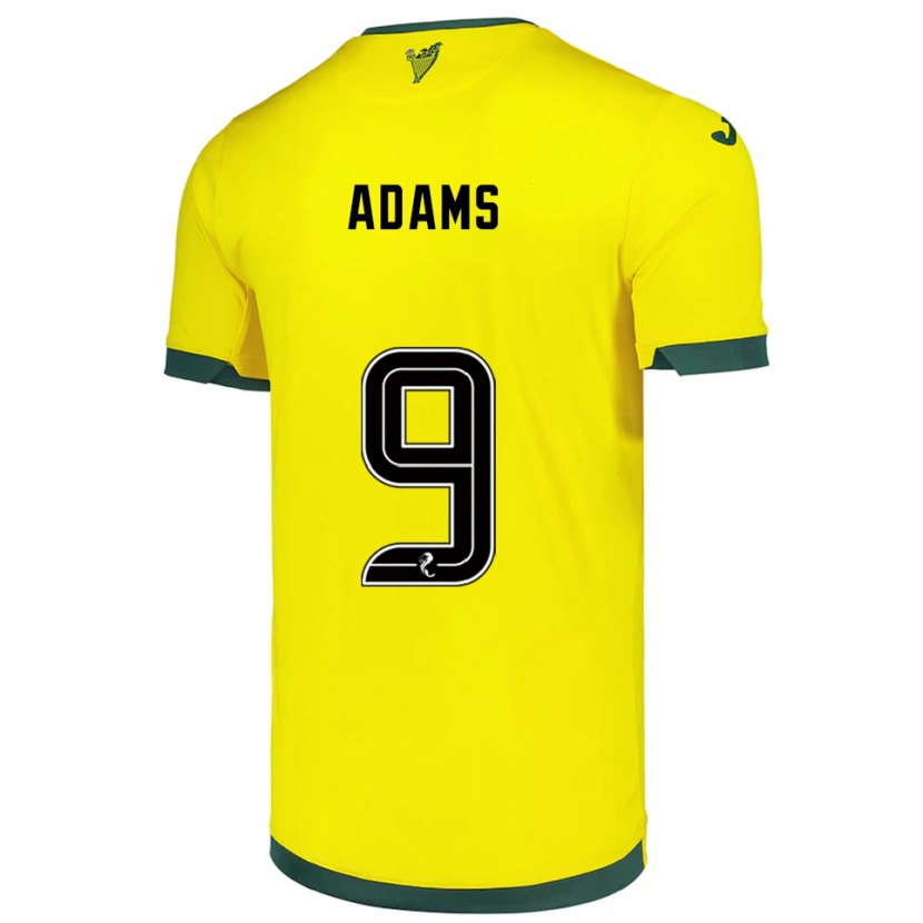 Danxen Homem Camisola Eilidh Adams #9 Amarelo Verde Alternativa 2025/26 Camisa Brasil