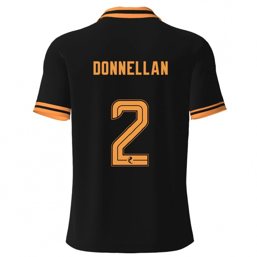 Danxen Homem Camisola Shaun Donnellan #2 Preto Amarelo Alternativa 2025/26 Camisa Brasil