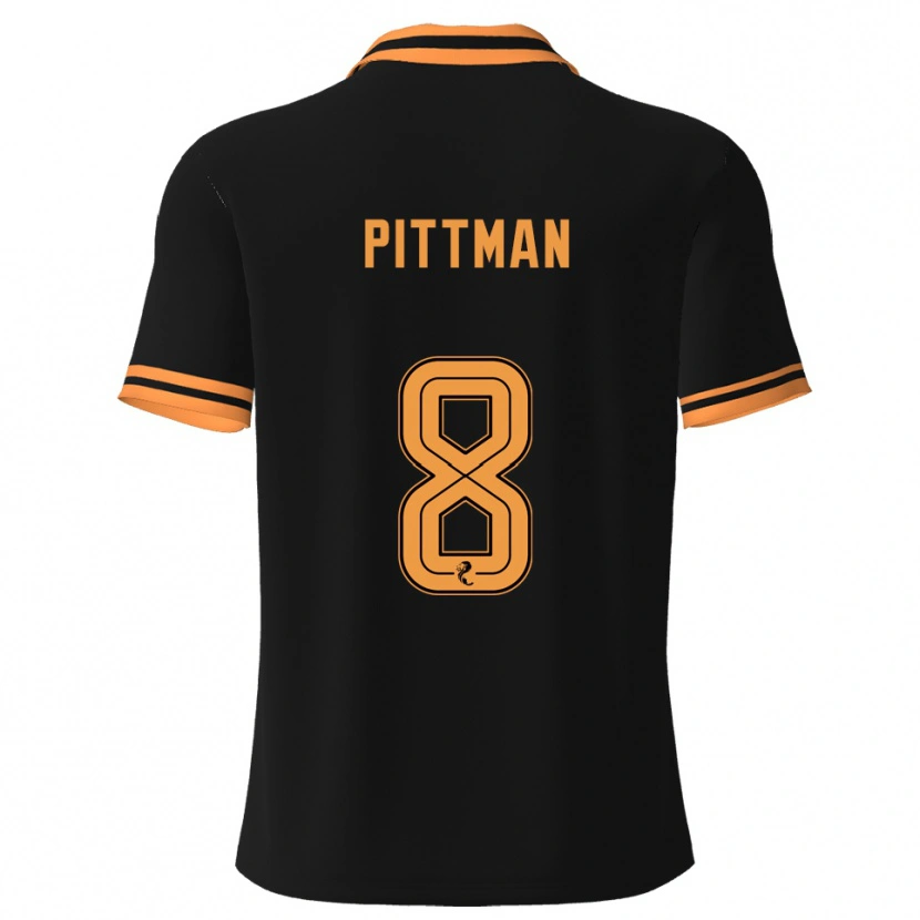 Danxen Homem Camisola Scott Pittman #8 Preto Amarelo Alternativa 2025/26 Camisa Brasil