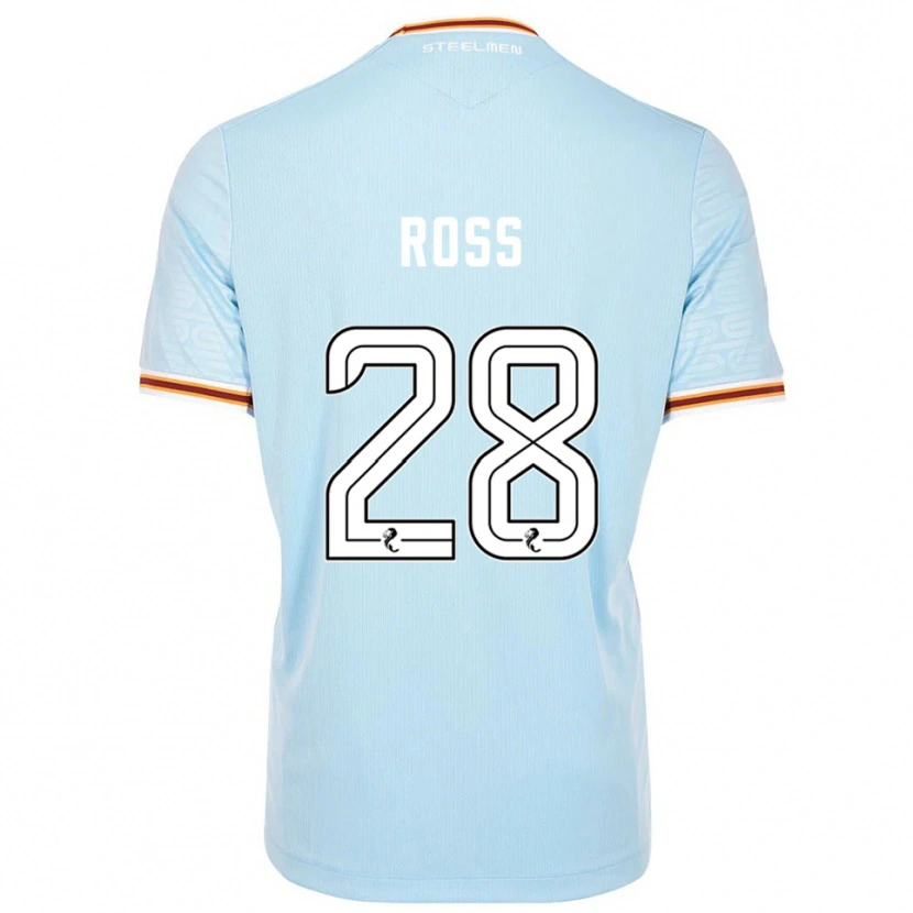 Danxen Homem Camisola Luca Ross #28 Azul Celeste Alternativa 2025/26 Camisa Brasil
