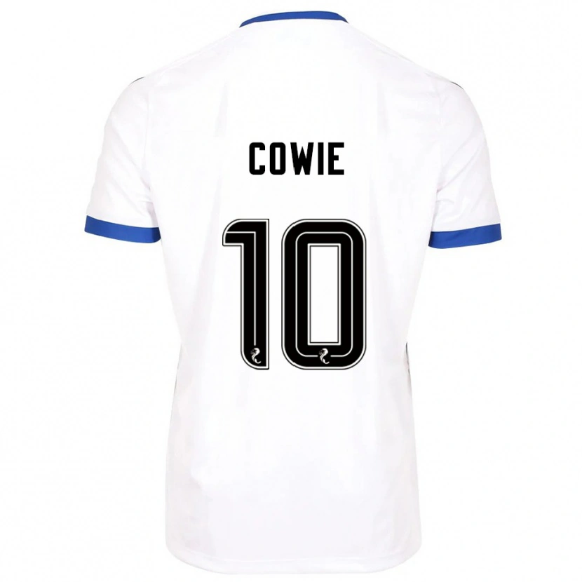 Danxen Homem Camisola Ellie-May Cowie #10 Branco Azul Alternativa 2025/26 Camisa Brasil