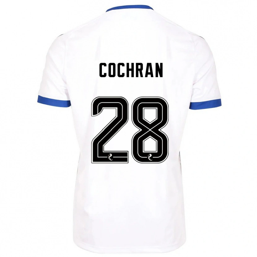 Danxen Homem Camisola Bobby Cochran #28 Branco Azul Alternativa 2025/26 Camisa Brasil