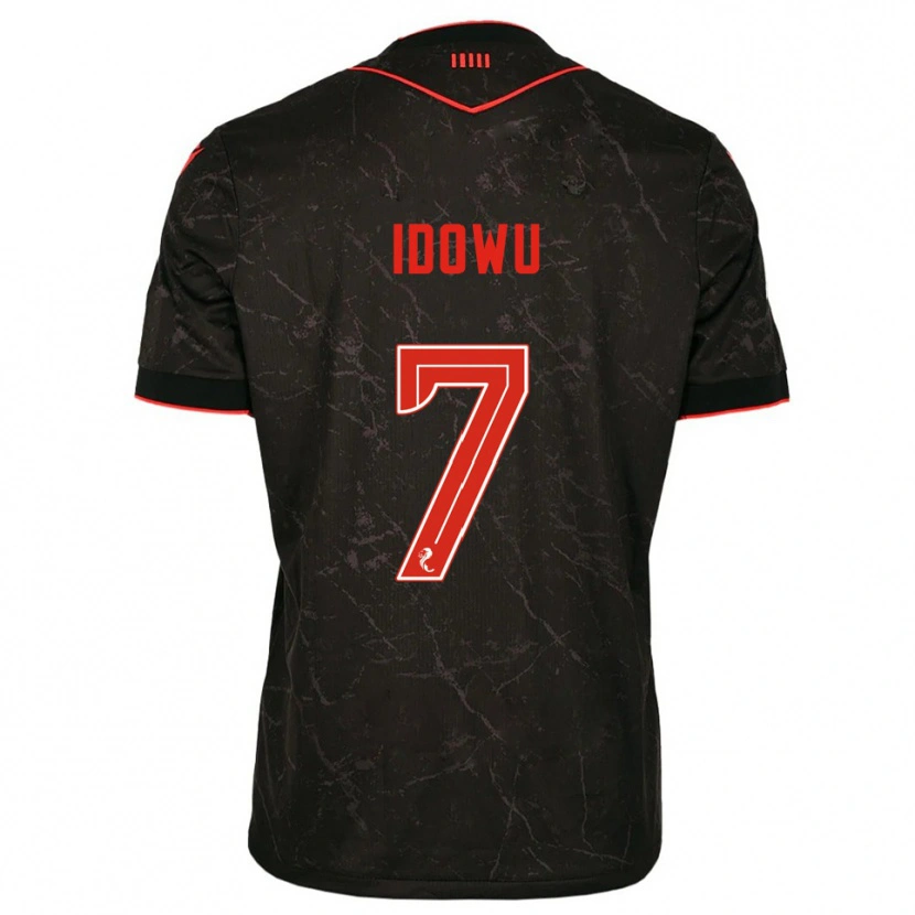 Danxen Homem Camisola Roland Idowu #7 Preto Vermelho Alternativa 2025/26 Camisa Brasil