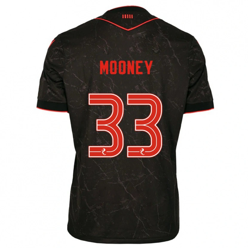 Danxen Homem Camisola Evan Mooney #33 Preto Vermelho Alternativa 2025/26 Camisa Brasil