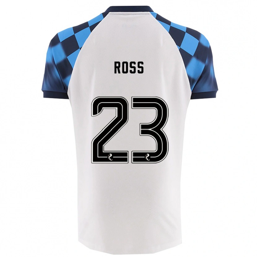 Danxen Homem Camisola Ethan Ross #23 Branco Azul Celeste Alternativa 2025/26 Camisa Brasil