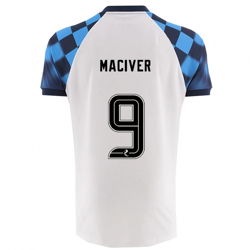 Danxen Homem Camisola Ross Maciver #9 Branco Azul Celeste Alternativa 2025/26 Camisa Brasil