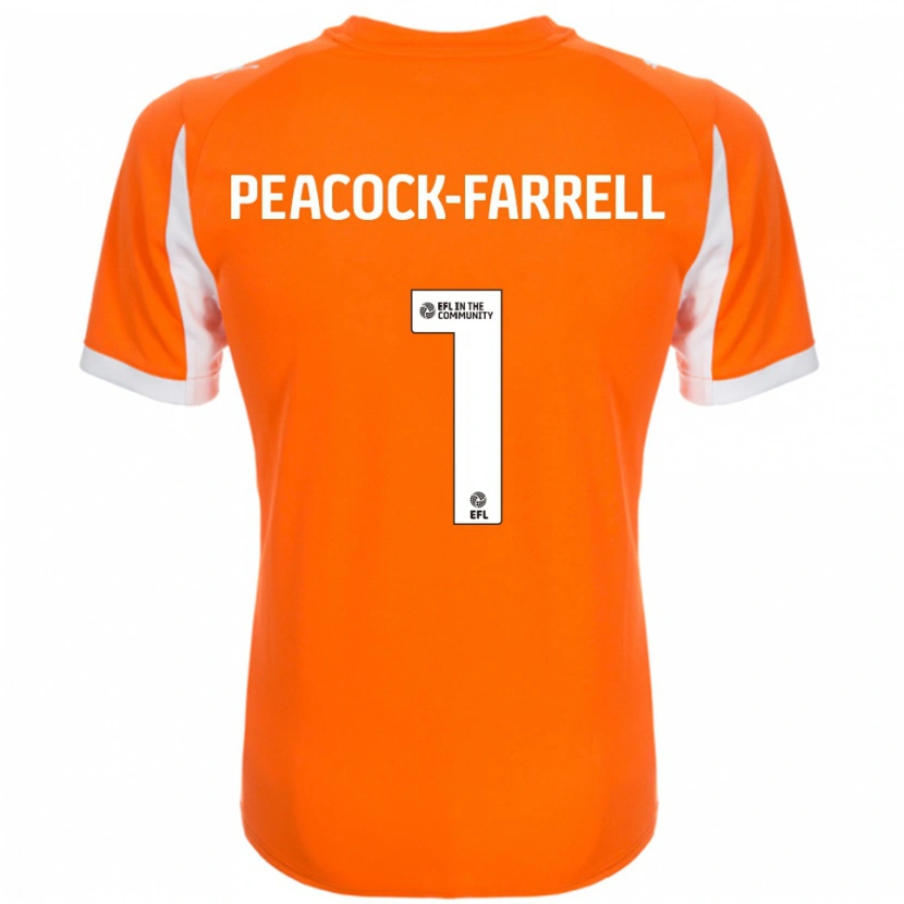 Danxen Mulher Camisola Bailey Peacock-Farrell #1 Laranja Branco Principal 2025/26 Camisa Brasil