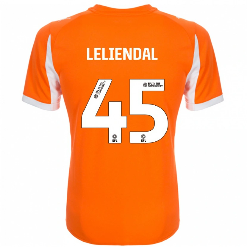 Danxen Mulher Camisola Ky-Mani Leliendal #45 Laranja Branco Principal 2025/26 Camisa Brasil