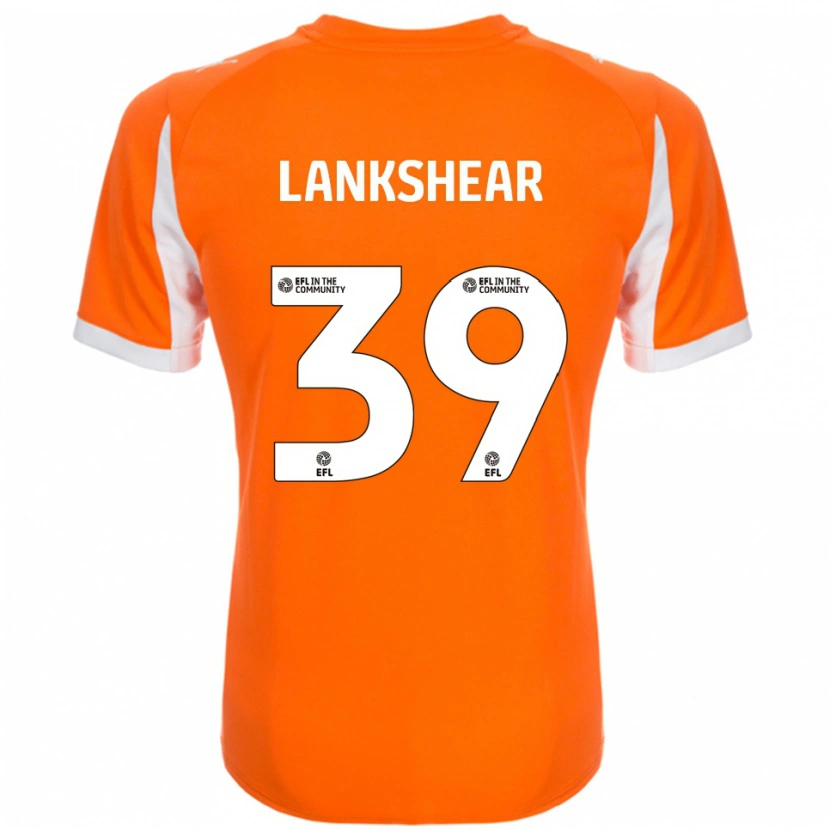 Danxen Mulher Camisola Alex Lankshear #39 Laranja Branco Principal 2025/26 Camisa Brasil