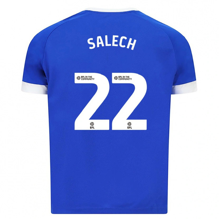 Danxen Mulher Camisola Yousef Salech #22 Azul Branco Principal 2025/26 Camisa Brasil