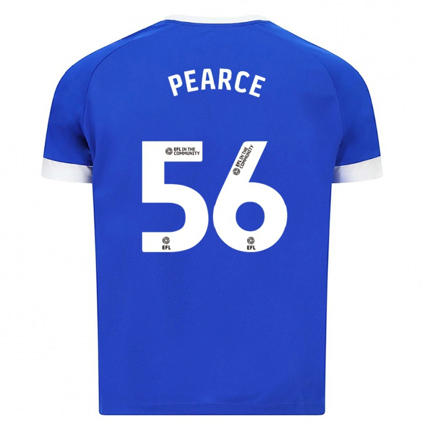 Danxen Mulher Camisola Luke Pearce #56 Azul Branco Principal 2025/26 Camisa Brasil