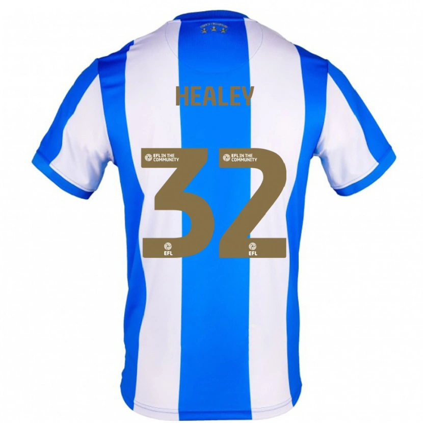 Danxen Mulher Camisola Rhys Healey #32 Azul Branco Principal 2025/26 Camisa Brasil