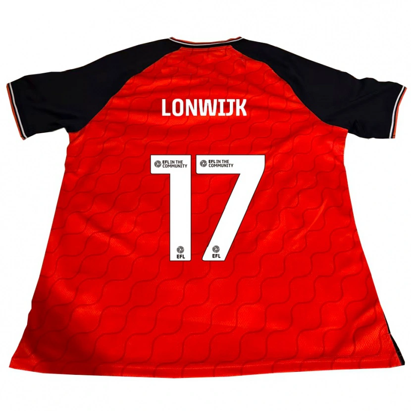 Danxen Mulher Camisola Nigel Lonwijk #17 Laranja Preto Branco Principal 2025/26 Camisa Brasil