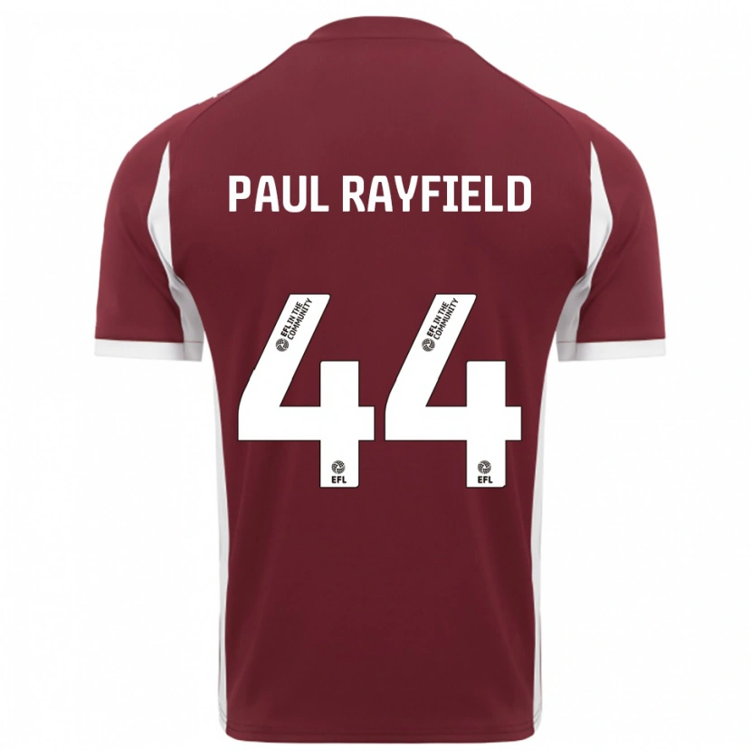Danxen Mulher Camisola Josh Paul Rayfield #44 Vinho Branco Principal 2025/26 Camisa Brasil