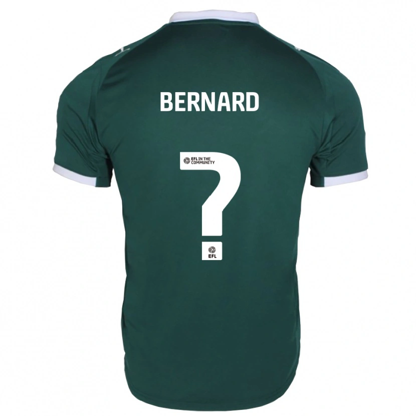 Danxen Mulher Camisola Josh Bernard #0 Verde Branco Principal 2025/26 Camisa Brasil
