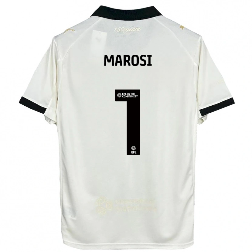 Danxen Mulher Camisola Marko Marosi #1 Branco Sujo Preto Principal 2025/26 Camisa Brasil