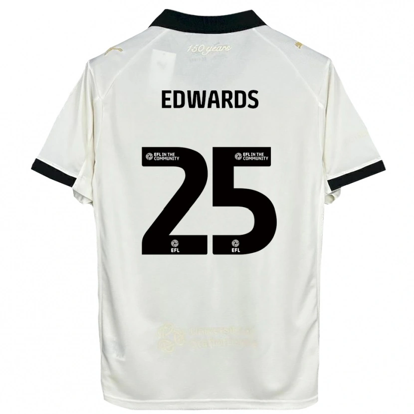 Danxen Mulher Camisola Diamond Edwards #25 Branco Sujo Preto Principal 2025/26 Camisa Brasil