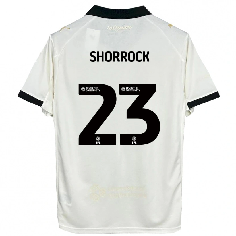 Danxen Mulher Camisola Jack Shorrock #23 Branco Sujo Preto Principal 2025/26 Camisa Brasil