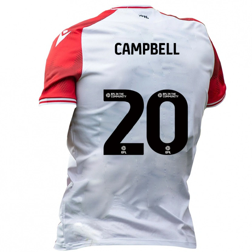 Danxen Mulher Camisola Chem Campbell #20 Branco Vermelho Principal 2025/26 Camisa Brasil
