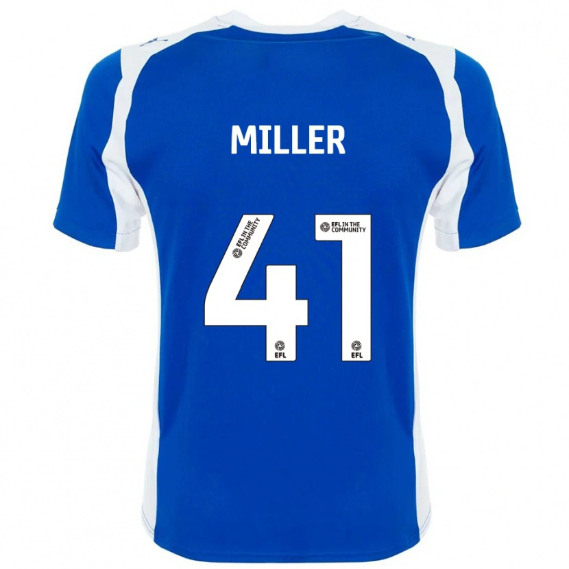 Danxen Mulher Camisola K'marni Miller #41 Azul Branco Principal 2025/26 Camisa Brasil