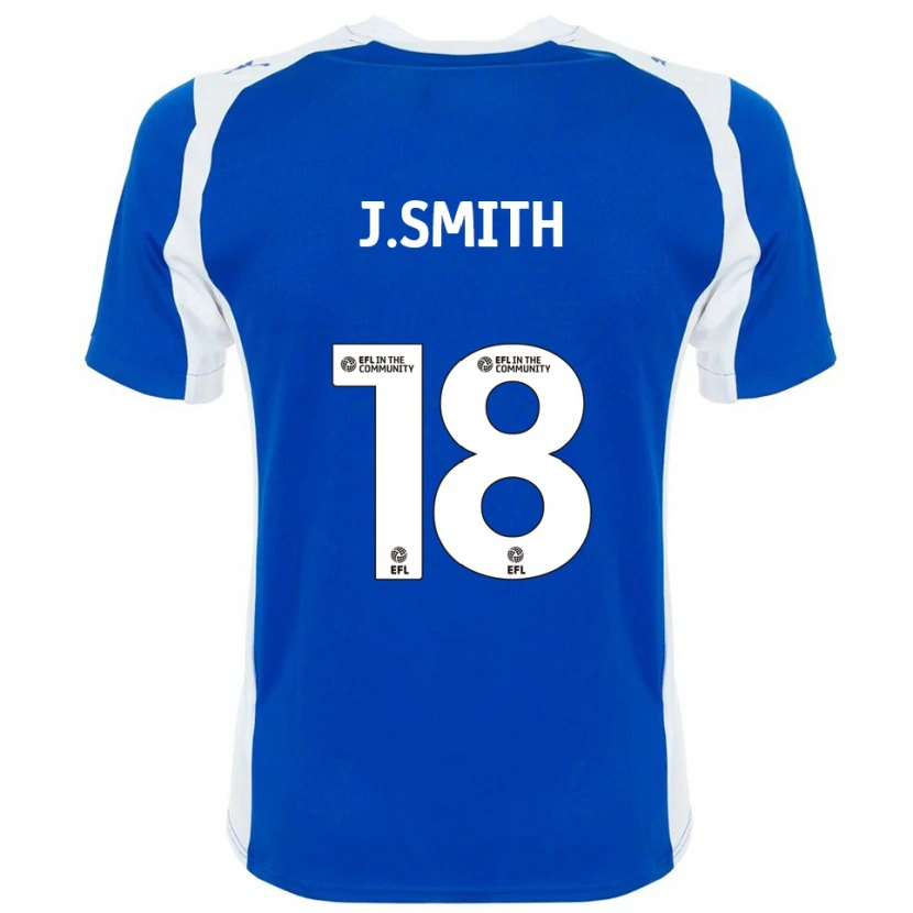 Danxen Mulher Camisola Jonny Smith #18 Azul Branco Principal 2025/26 Camisa Brasil