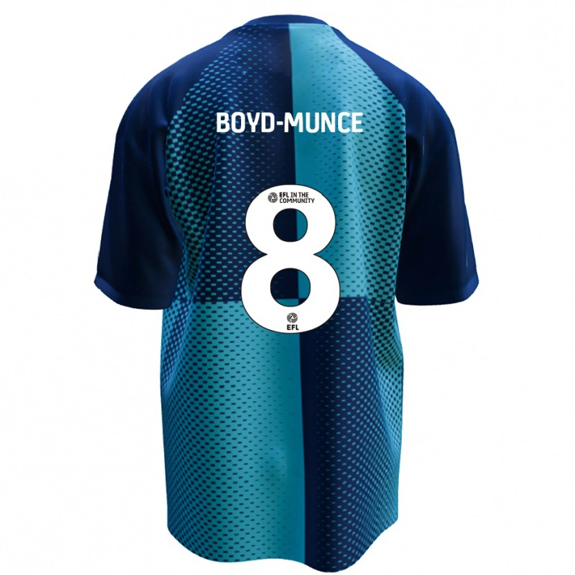 Danxen Mulher Camisola Caolan Boyd-Munce #8 Azul Azul Celeste Principal 2025/26 Camisa Brasil