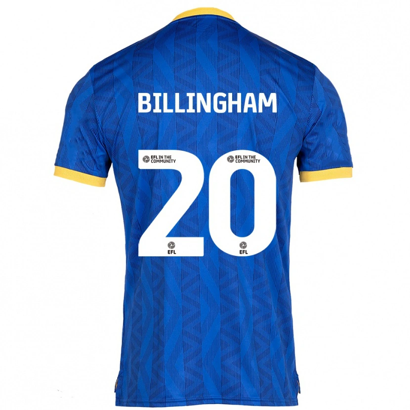 Danxen Mulher Camisola Hannah Billingham #20 Azul Marinho Amarelo Principal 2025/26 Camisa Brasil