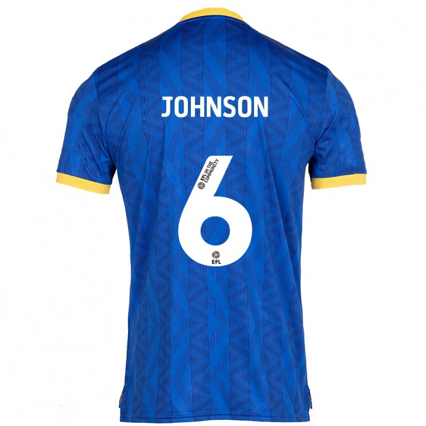 Danxen Mulher Camisola Ryan Johnson #6 Azul Marinho Amarelo Principal 2025/26 Camisa Brasil