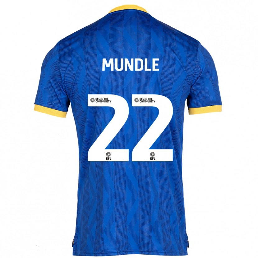 Danxen Mulher Camisola Alyssia Mundle #22 Azul Marinho Amarelo Principal 2025/26 Camisa Brasil