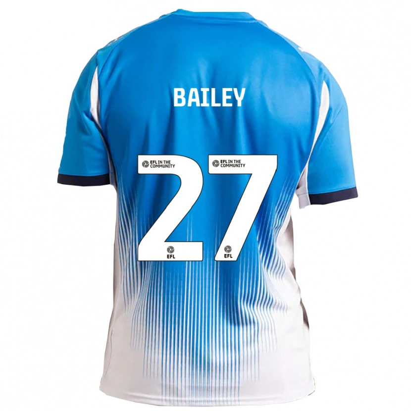 Danxen Mulher Camisola Odin Bailey #27 Azul Branco Principal 2025/26 Camisa Brasil
