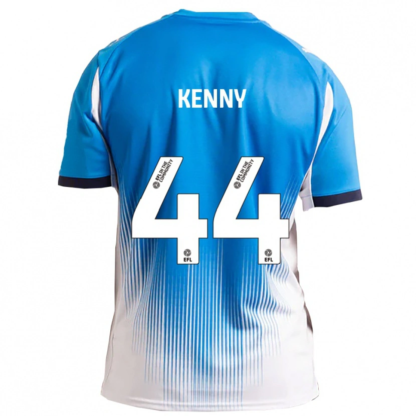 Danxen Mulher Camisola Jack Kenny #44 Azul Branco Principal 2025/26 Camisa Brasil
