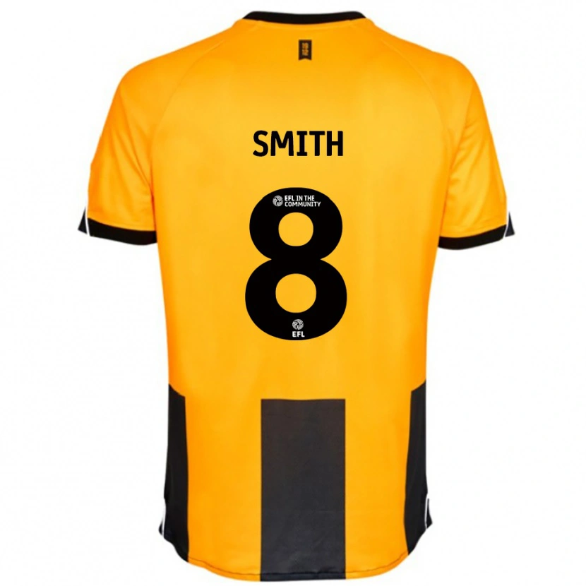 Danxen Mulher Camisola Korey Smith #8 Laranja Preto Principal 2025/26 Camisa Brasil