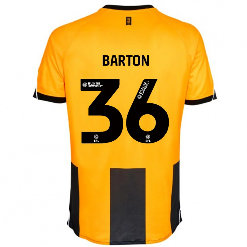 Danxen Mulher Camisola Dan Barton #36 Laranja Preto Principal 2025/26 Camisa Brasil
