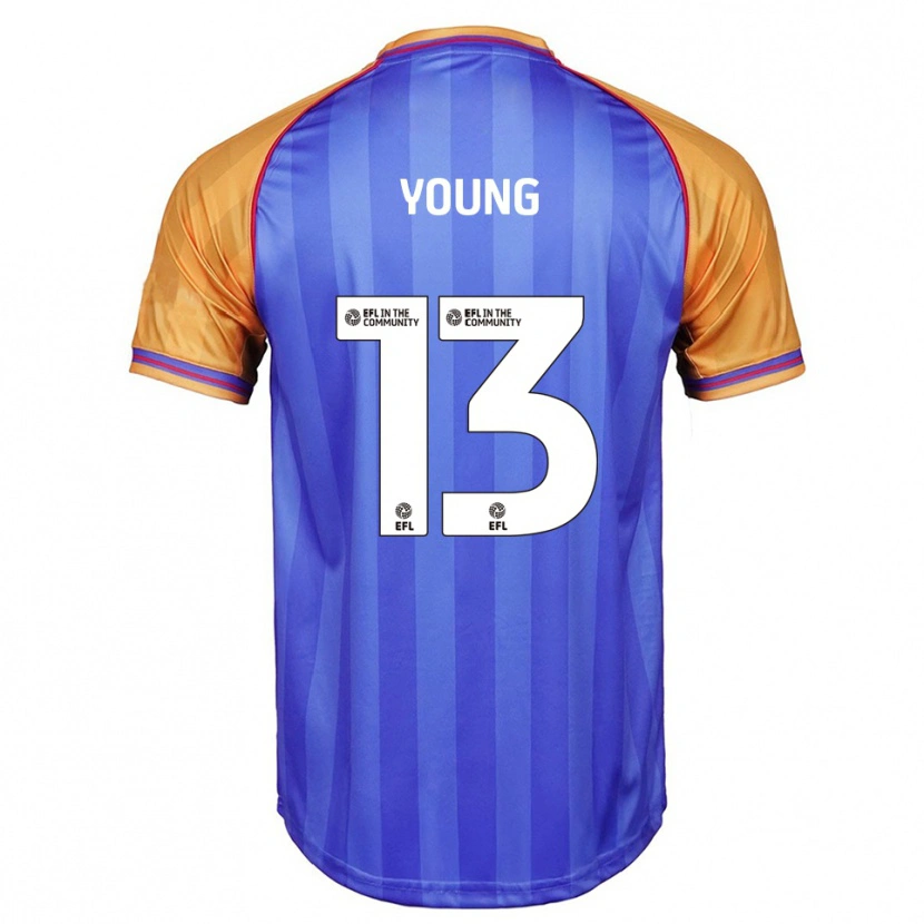 Danxen Mulher Camisola Joe Young #13 Azul Laranja Principal 2025/26 Camisa Brasil