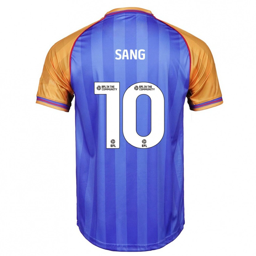 Danxen Mulher Camisola Tom Sang #10 Azul Laranja Principal 2025/26 Camisa Brasil