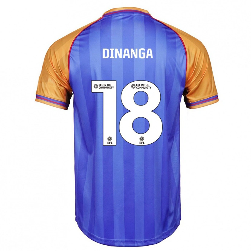 Danxen Mulher Camisola Ricardo Dinanga #18 Azul Laranja Principal 2025/26 Camisa Brasil