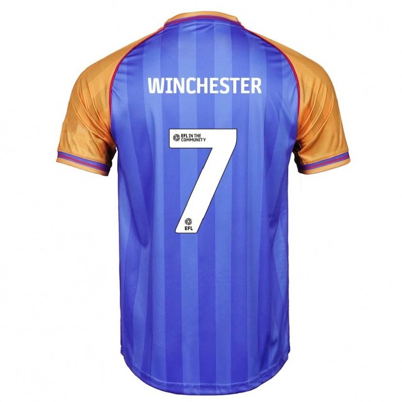 Danxen Mulher Camisola Carl Winchester #7 Azul Laranja Principal 2025/26 Camisa Brasil