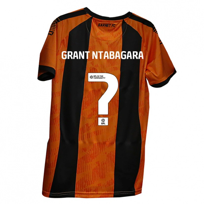 Danxen Mulher Camisola Kaela Grant Ntabagara #0 Laranja Preto Principal 2025/26 Camisa Brasil